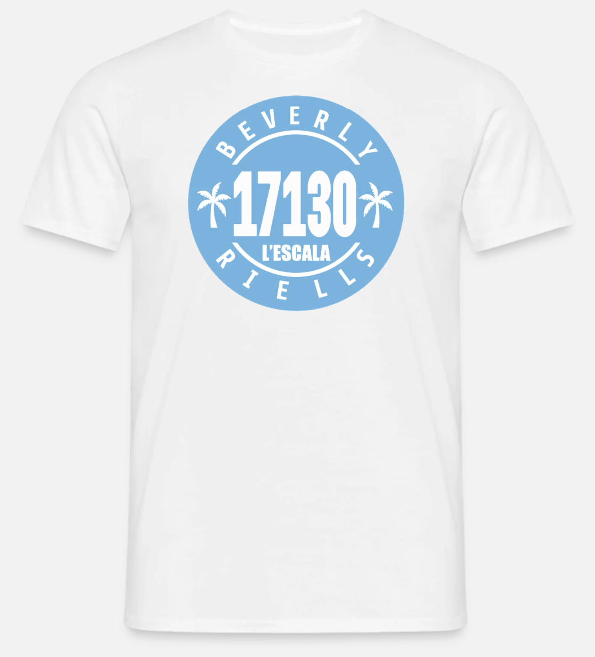 Samarreta Riells - Front - Bleu/Cielo
