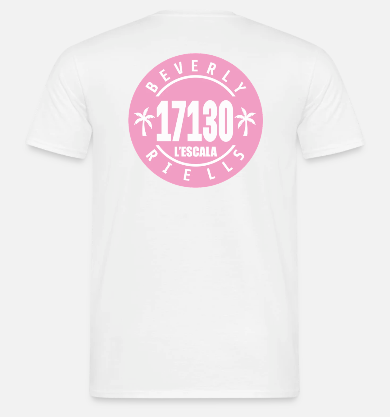Samarreta Riells - Rear - Blanc/Rose