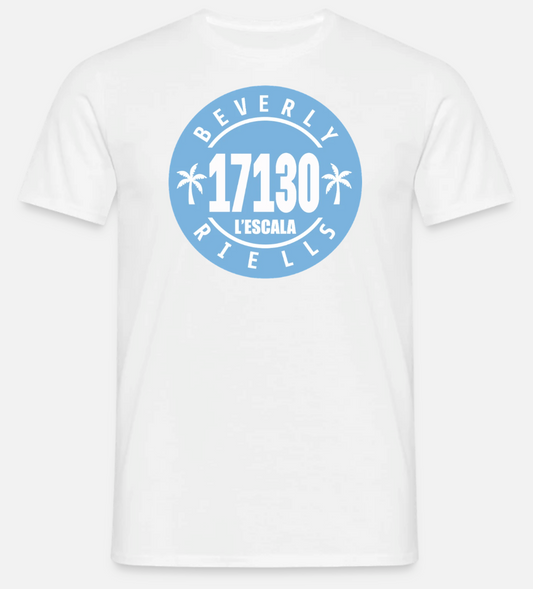 Samarreta Riells - Front - Bleu/Cielo