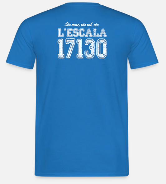 Samarreta 17130 - Rear - Bleu/Blanco