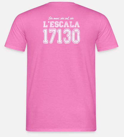Samarreta 17130 - Rear - Rose/Blanco